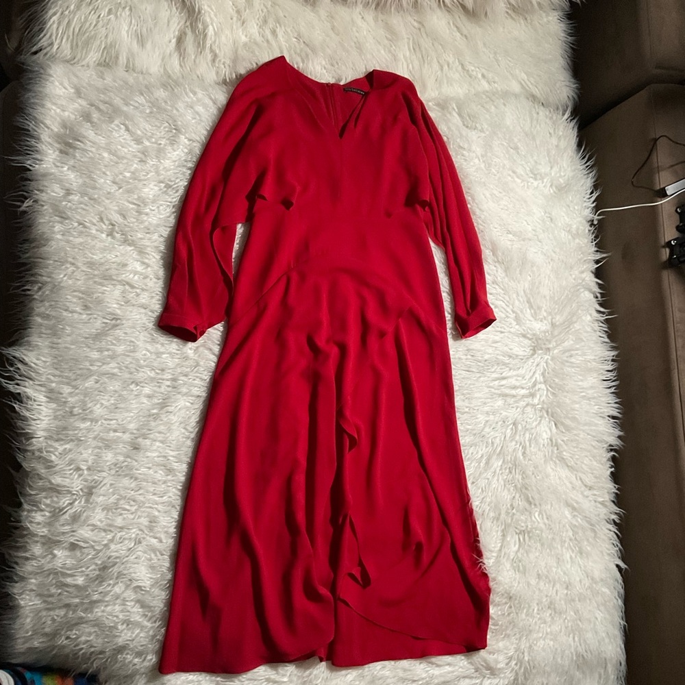 Iris Setlakwe Drapey‎ Red Dress